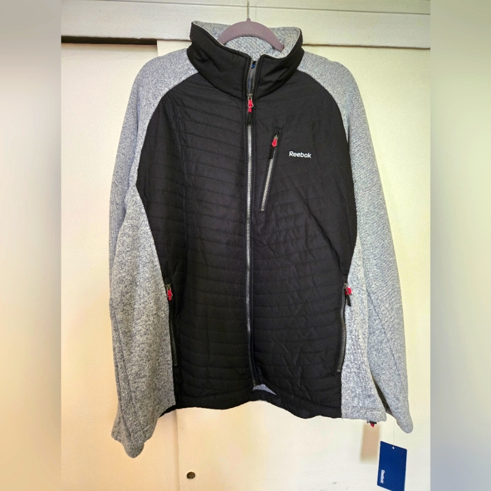 Men's XXL Reebok Sweater Fleece Jacket